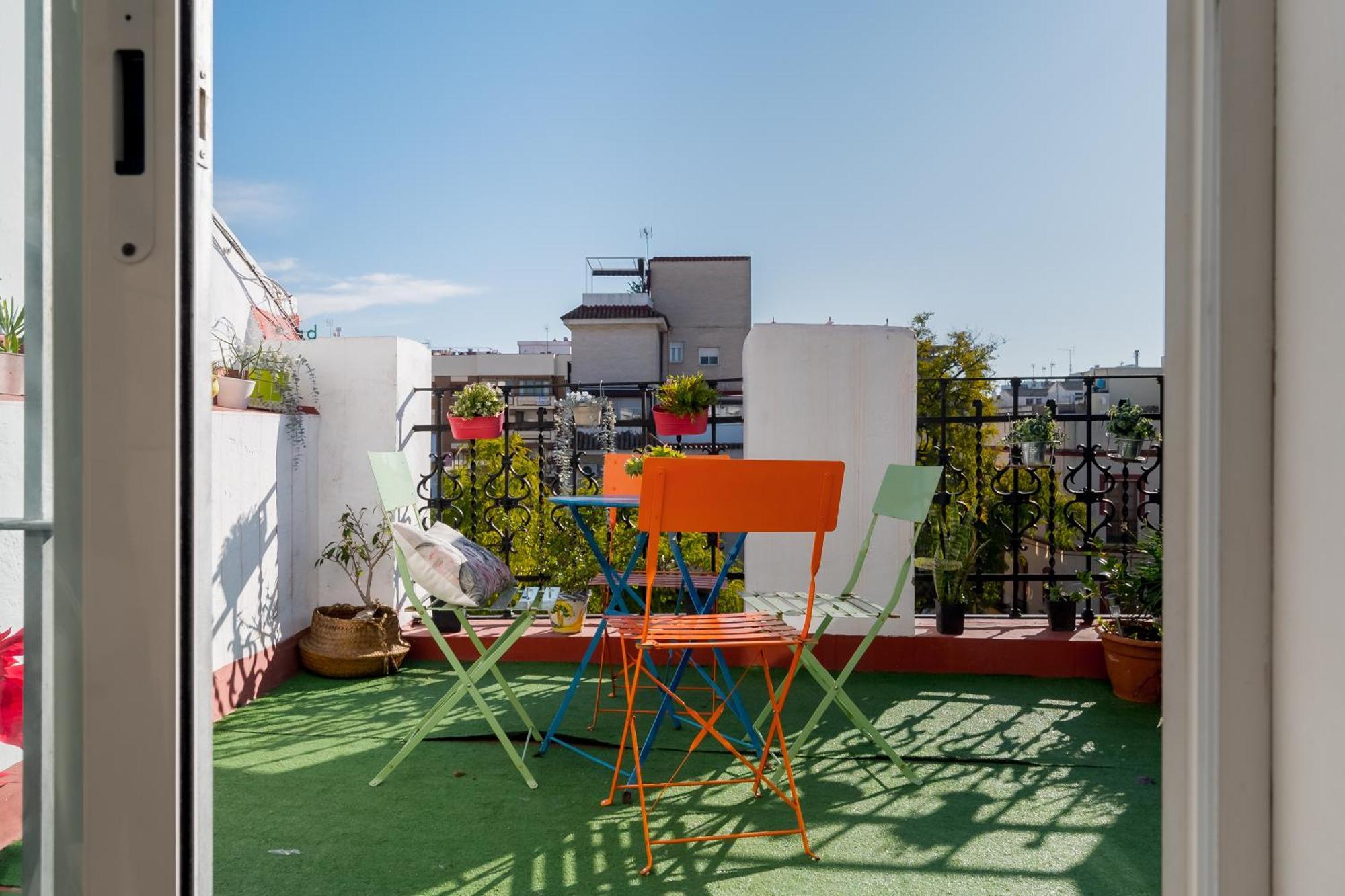 Atico Curtidores Sevilla Bagian luar foto
